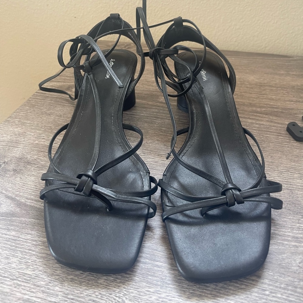 & Other stories Black strappy heels